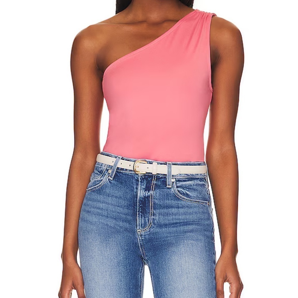 NWT Paige Saveria Bodysuit in Dusty Bubblegum Size S